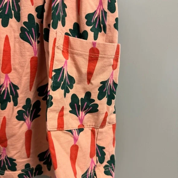 Hanna Andersson Easter Print Play Dress with Pockets Clover’S Carrots Size 4 - Picture 2 of 6